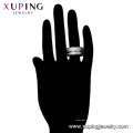 R-71 Xuping Großhandel Schmuck liefert Weißgold Ring Einstellung + Silber Farbe Edelstahl Material Schmuck Joyas al por Bürgermeister